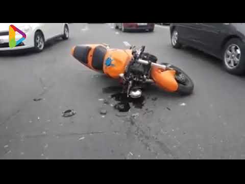 წერეთელზე \"რენჯ როვერის\" ჯიპი მოტოციკლისტს დაეჯახა და გაიქცა