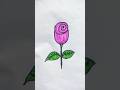 Easy flower drawing step by step #drawings #art #trendingreels #trending