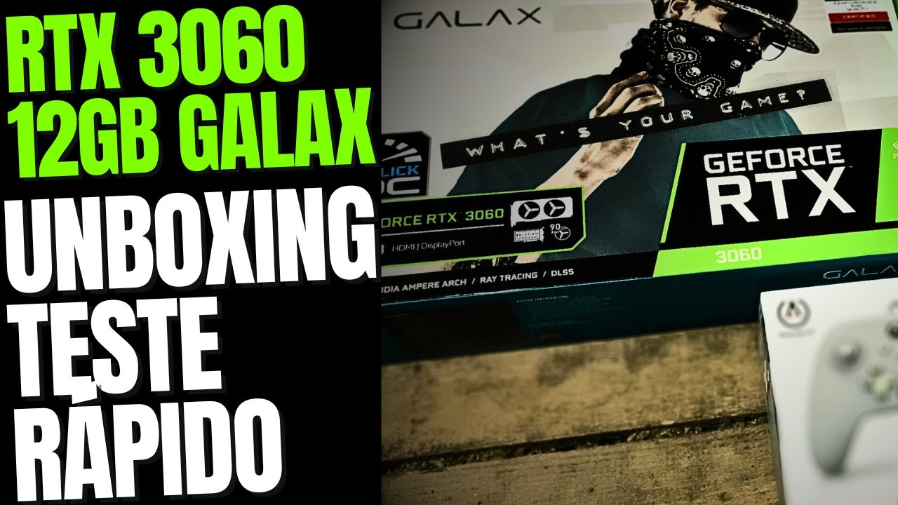 RTX 3060 12GB Galax: Unboxing e Teste em The Division - YouTube
