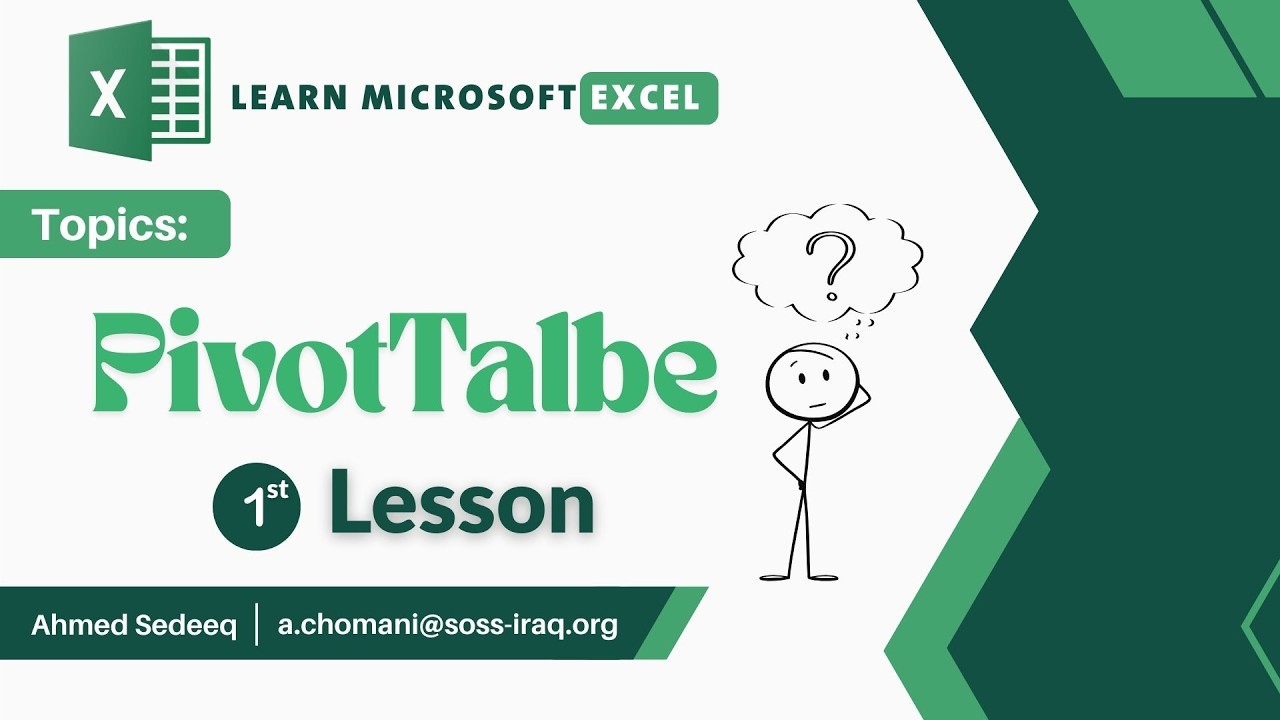 Excel PivotTable Tutorial for Beginners | Rows, Columns, Values & Filters Explained