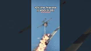 100 times faster fire rate in War Thunder (LaGG-3-35) (insane ending) #warthunder #fun
