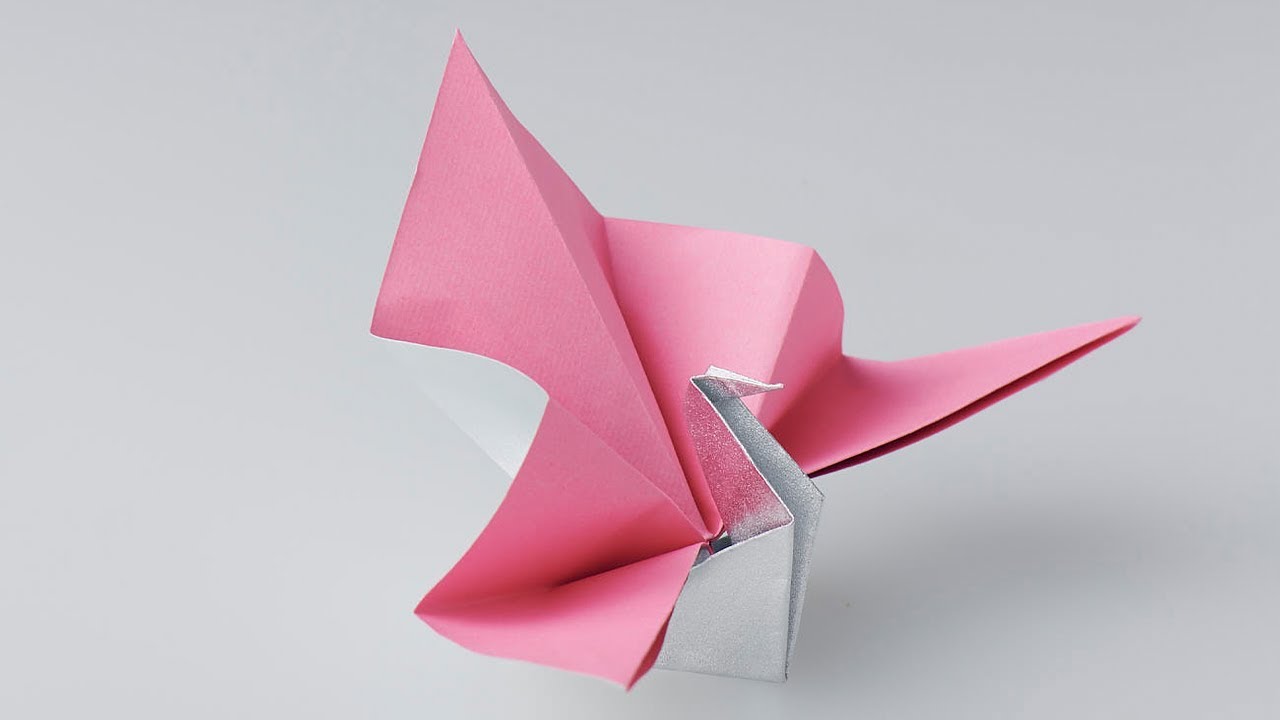 祝い鶴の折り方 Youtube