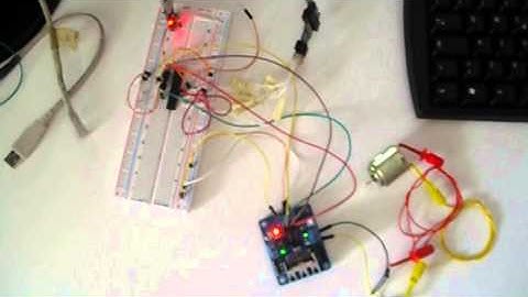 Controlling DC Motor speed and direction with AVR Atmega using PWM