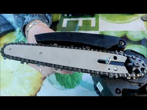 Мини пила ВОСАИ ( WOSAI ) , 2 дня в работе. Часть 1. - YouTube