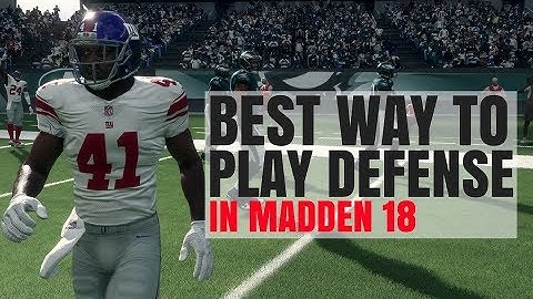 Best Way To Play Defense In Madden 18 - Lock Up!