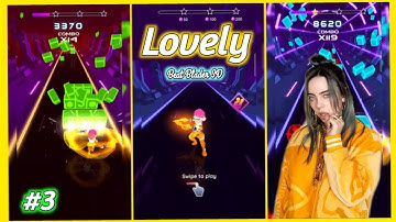 Billie Eilish, Khalid - Lovely - Beat Blader 3D. V Gamer
