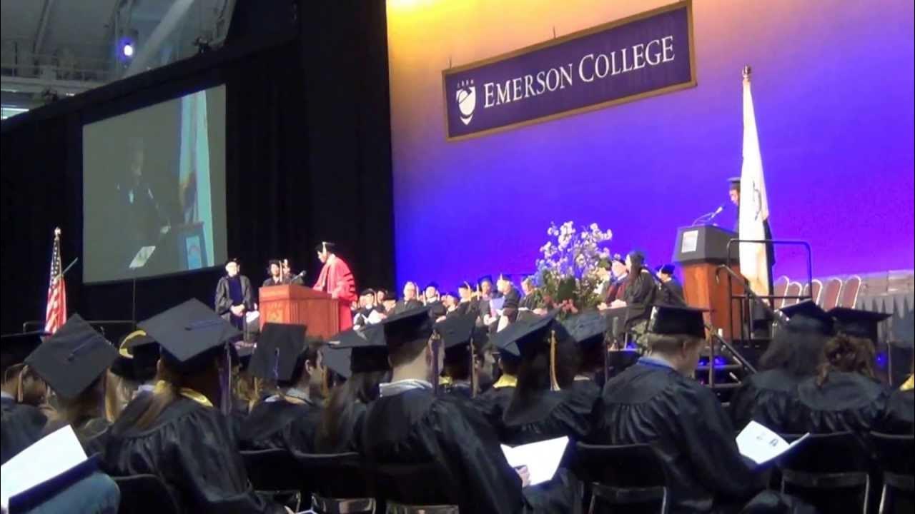 Emerson College Commencement 2013 YouTube