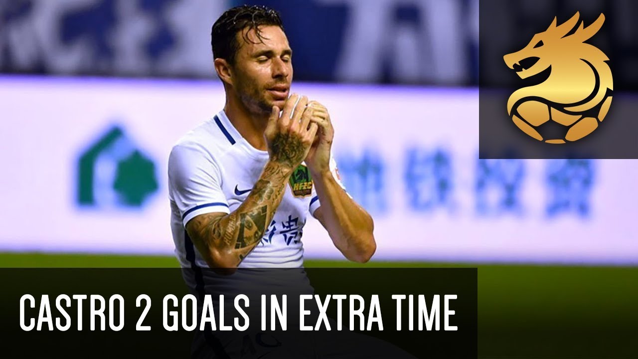 Rub n Castro Scoring 2 Goals In Extra Time Shanghai Shenhua 0 3 
