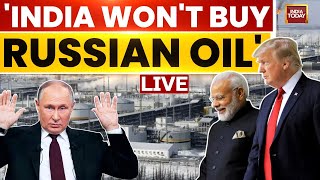Russian Oil Row LIVE:  Trump Says Modi Assured Him India Won't Buy Russian Oil, India Reacts