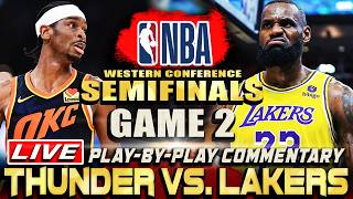🔴NBA LIVE |Lakers vs Okc Thunder Game 2 Commentary & Play-by-play screenshot 2