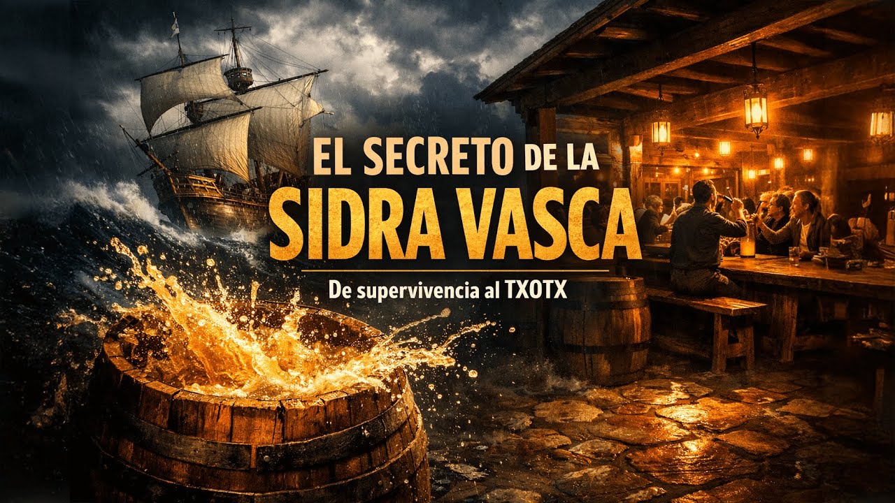 El INCREIBLE origen de la SIDRA VASCA | De bebida de supervivencia al ritual del TXOTX