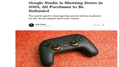 RIP Google Stadia