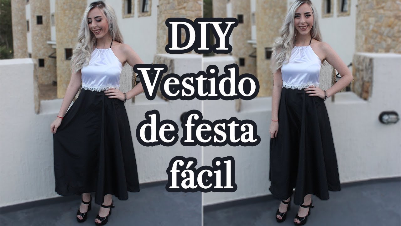 vestido de festa facil de fazer