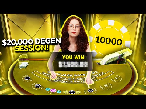 I TOOK $20,000 TO BLACKJACK!