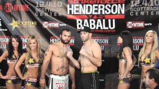 Henderson vs Babalu Weigh-ins