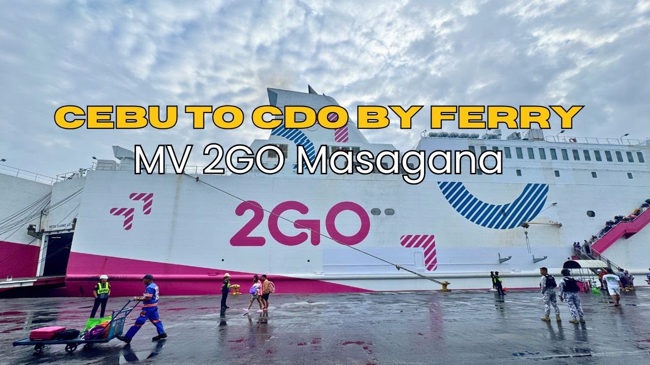 Cebu to Cagayan de Oro by ferry via MV 2GO Masagana