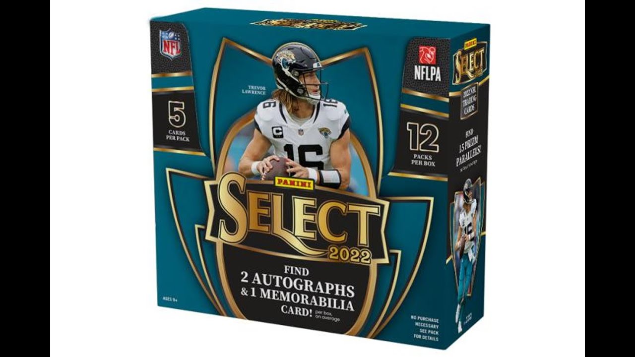 6.19.2023 2022 NFL Select Hobby 2 Box Break A YouTube