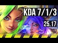 ZERI & Lulu vs YUNARA & Renata Glasc (ADC) | 7/1/3 | KR Diamond | 25.17