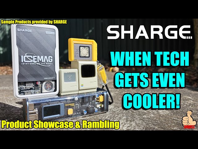 A Showcase of AWESOME Tech Products from SHARGE! (Powerbank, SSD Enclosure  & Chargers) 