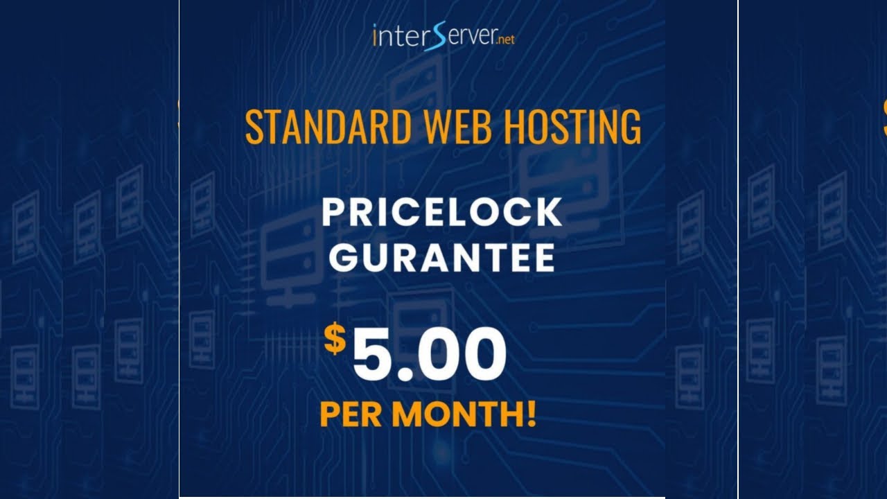 InterServer Price Lock Guarantee Unlimited WebHosting -  $5/Mo For Life
