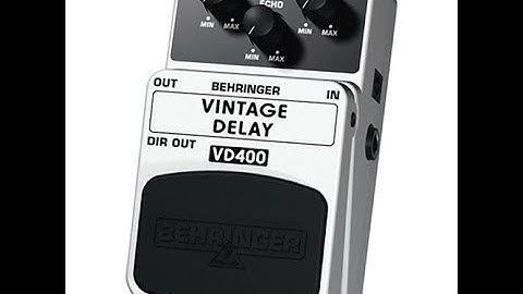 Behringer Vintage Delay VD400 | behringer pedals