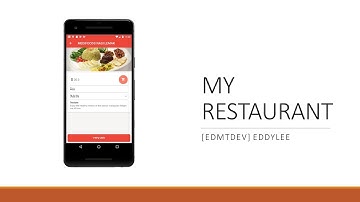 Android Development Tutorial - My Restaurant Part 9 Display Food Detail