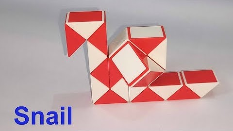 Make a Snail 🐌 with Snake Cube