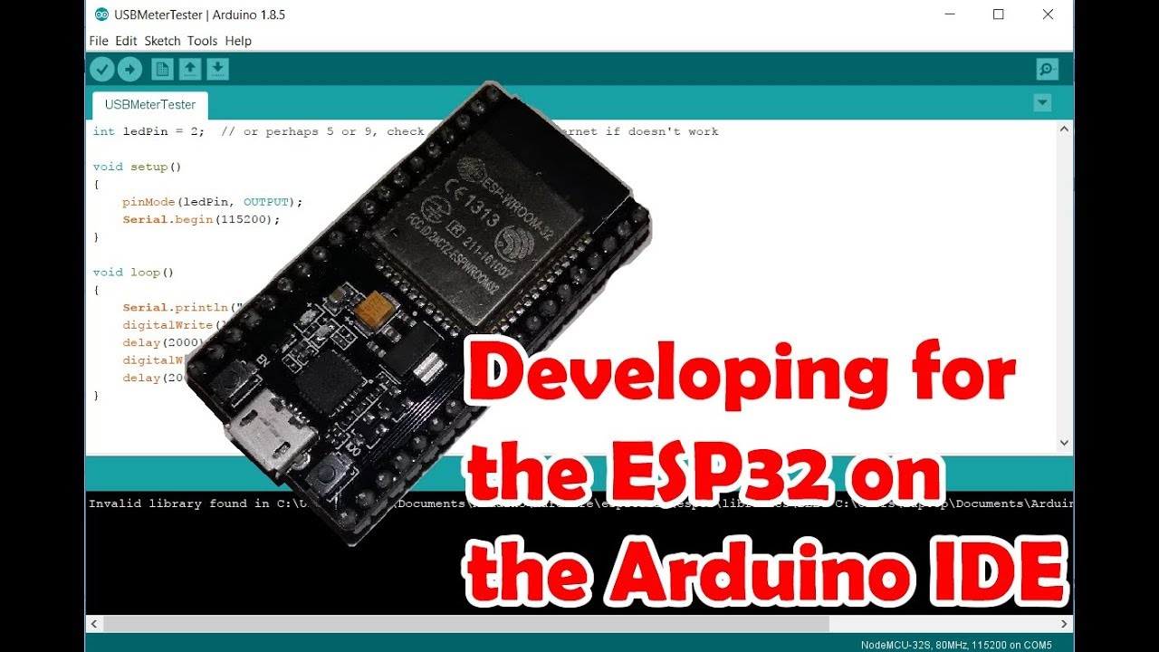 Programming an ESP32 with the Arduino IDE - YouTube