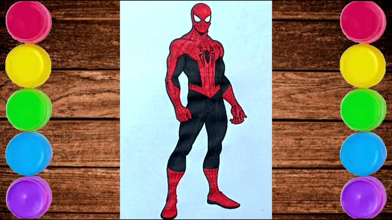 Easy Spiderman Drawing Step by Step