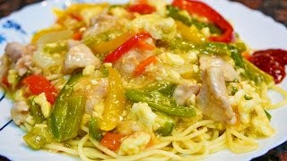 Detailed CHICKEN PAN FRIED NOODLES IN WHITE SAUCE RECIPE Profile