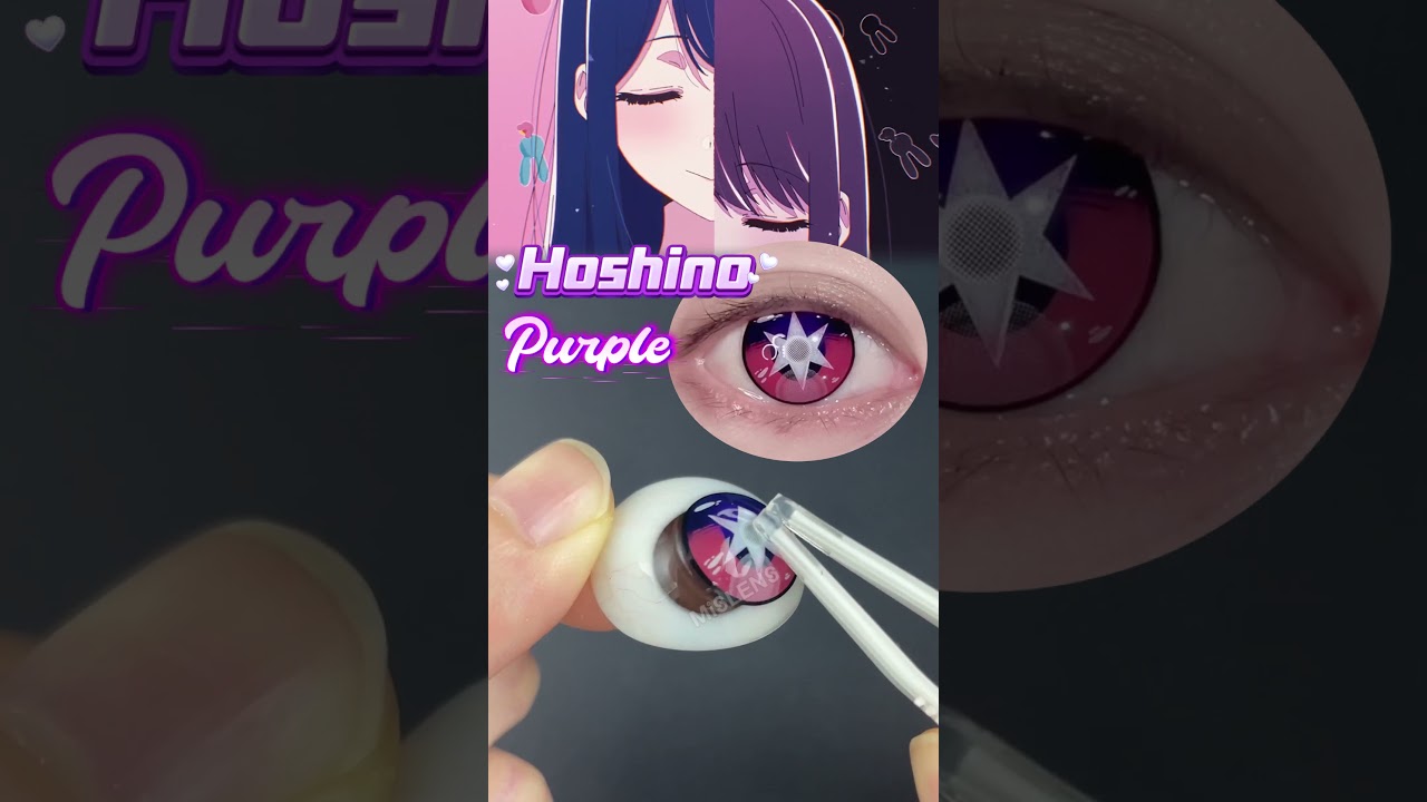 Want Ai Hoshino’s eyes? Try these perfect cosplay lenses now! 😍✨