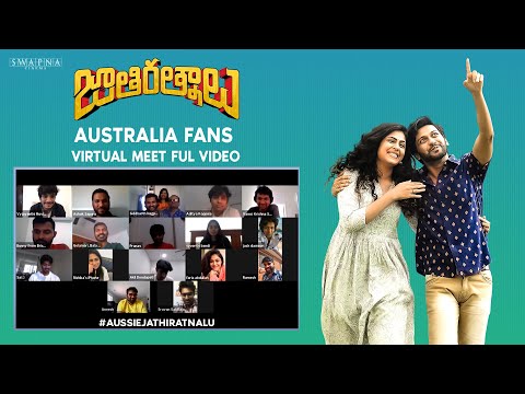 Athi Ratnalu Australia Fans Virtual Meet Full Video | Naveen Polishetty, Faria, Anudeep, Nag Ashwin