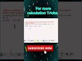 2 सेकंड में solve करें | #percentage Questions trick | maths trick | #maths shorts | #shorts