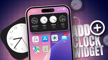 How to Add a World Clock Widget to Home Screen On iPhone iOS 18 | Use Clock Widgets On iOS