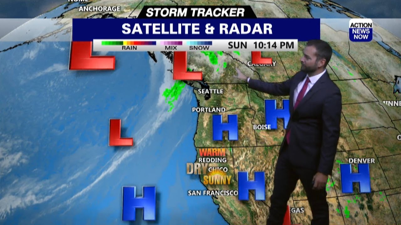 Storm Tracker Forecast: Mild Monday, but wet & cooler mid-week! - YouTube