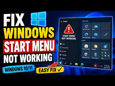 How to Fix Windows Start Menu Not Working – Windows 10/11