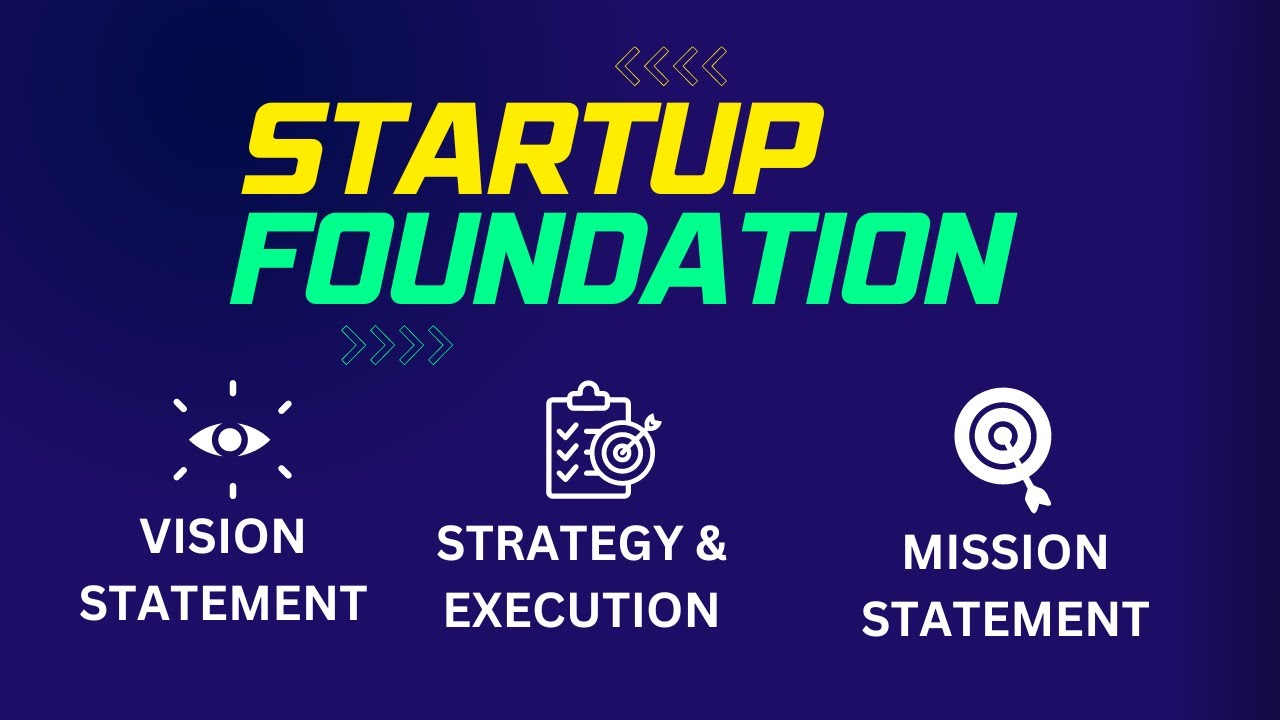 Startup foundation | Mission & Vision Statement | Strategy & Execution ...