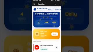 eurotoken #airdrop #airdroplegit #airdroplanding