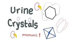 Urine Crystals with a mnemonic