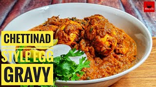 Chettinad Style Egg Gravy Recipe | Black Pepper Egg Masala | Egg Gravy for Chapathi Dhaba Style