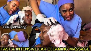 ASMR: AGGRESSIVE EAR CLEANING MASSAGE,FAKE SPIT PAINTING, EARWAX REMOVAL FOR DEEP SLEEP 😴 