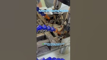 Automatic Tapping Machine — Fast & Precise Thread Cutting! #cncmill #machine #factory