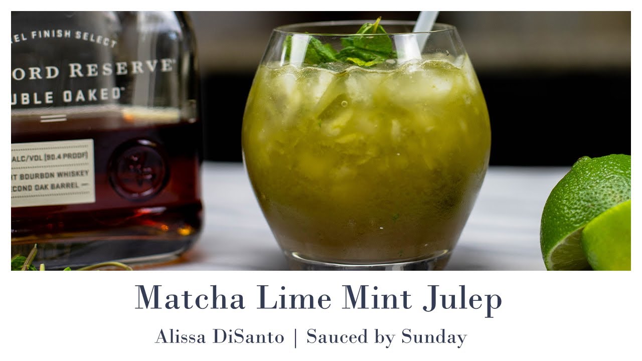 Matcha Lime Mint Julep Recipe Alissa DiSanto YouTube