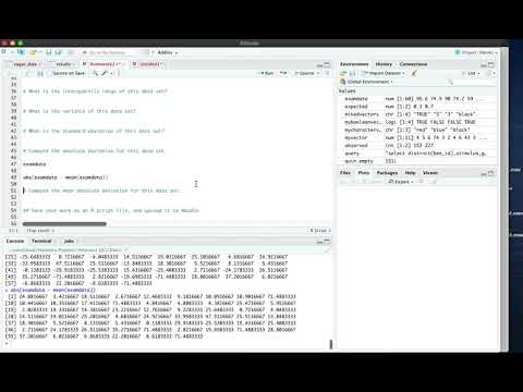 Computing Mean Absolute Deviations