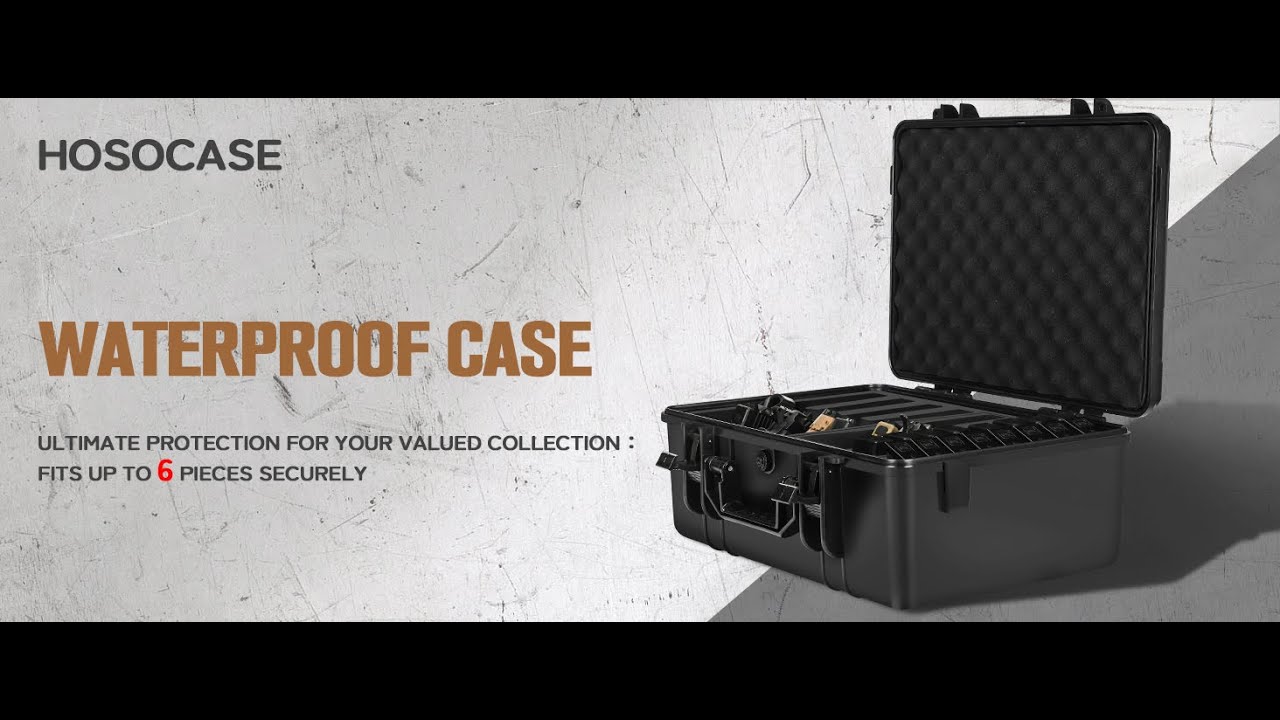 TSA Pistol Case for 6 Hand Guns