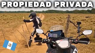 ASI ATRAVIESO PROPIEDAD PRIVADA EN GUATEMALA  🇬🇹 / Cap 148 / USHUAIA a ALASKA en MOTO