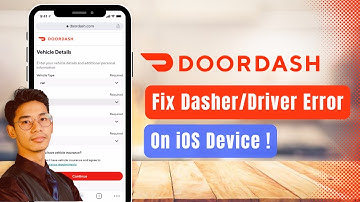 Login Error DoorDash Driver iOS