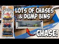 I found 4 chases while hot wheels hunting greenlight and m2 machines chases  hot wheels dump bins