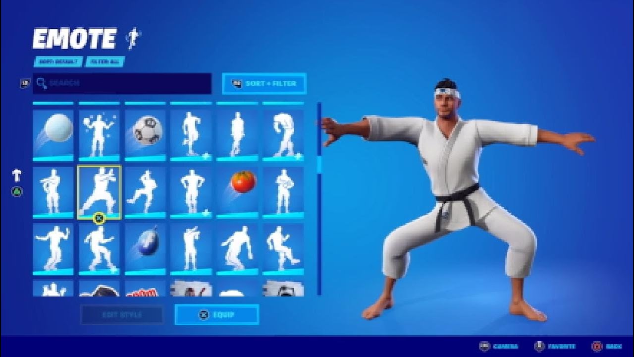 Fortnite - tai chi emote in slow motion