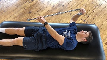 Supine Shoulder ER PROM (with cane)